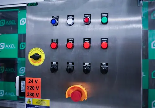 Quadro de comando industrial personalizado